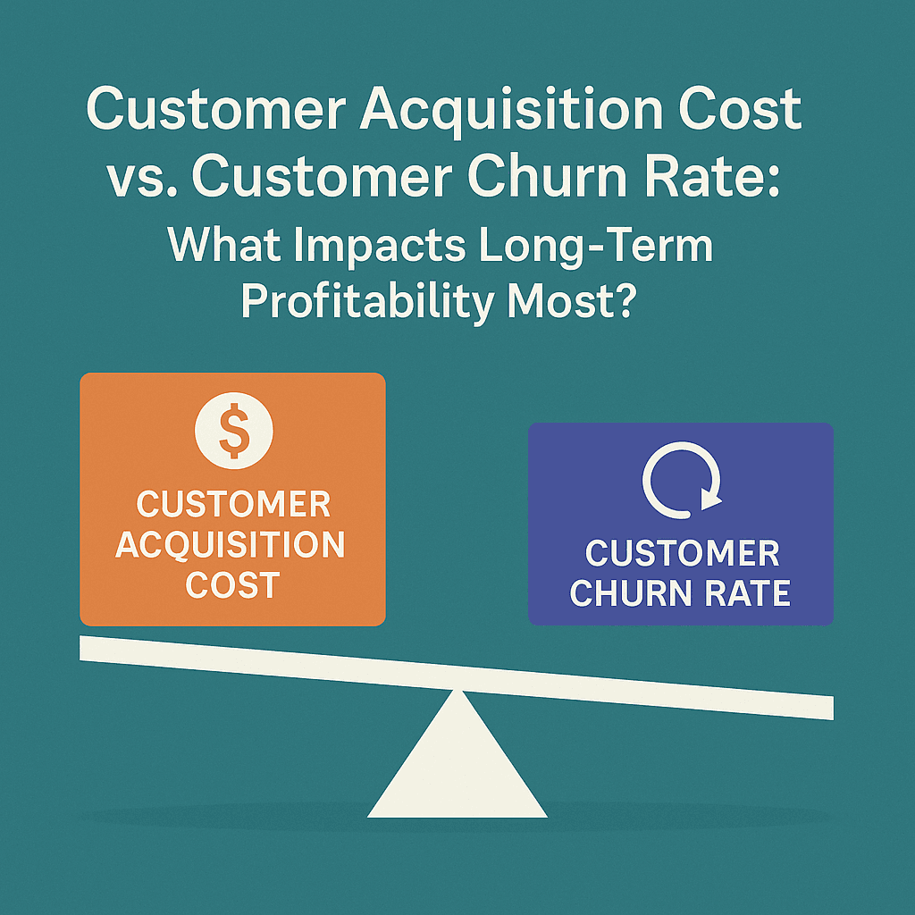 Customer Acquisition Cost vs. Customer Churn Rate: What Impacts Long-Term Profitability Most?