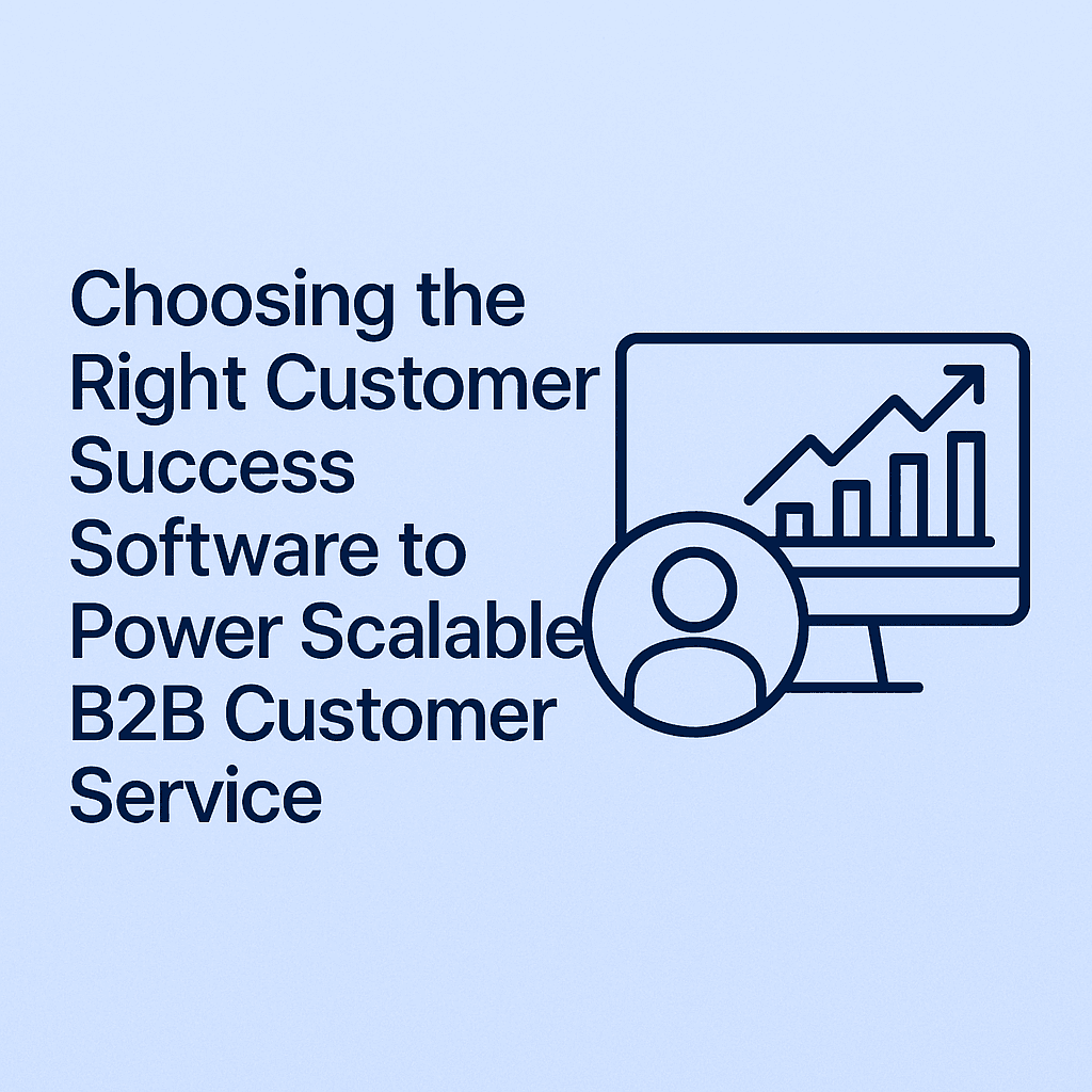 Choosing the Right Customer Success Software to Power Scalable B2B Customer Service