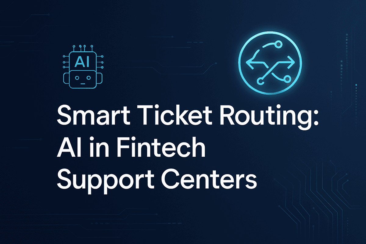 Smart Ticket Routing: AI in Fintech Support Centers