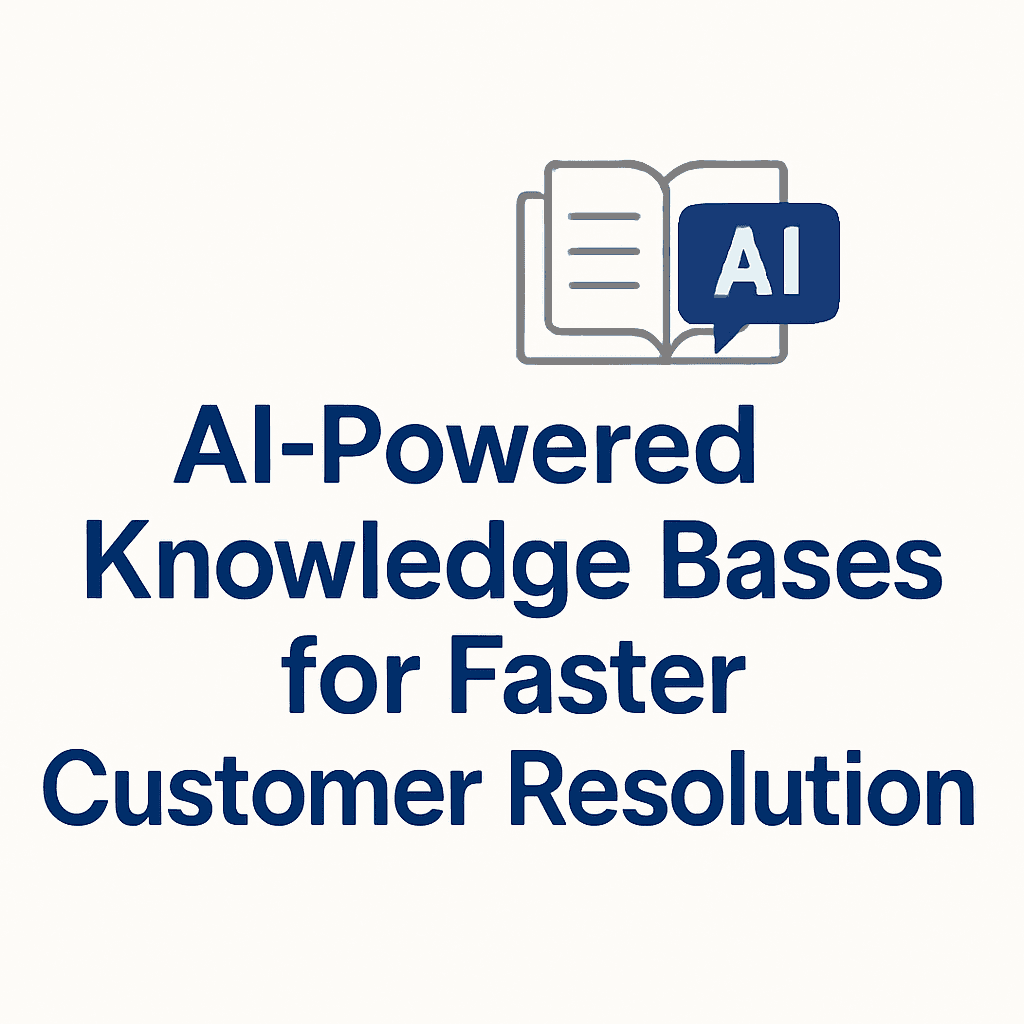 AI-Powered Knowledge Bases for Faster Customer Resolution